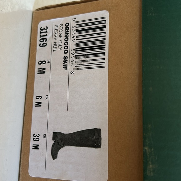 Clarks Leather Knee High Boots Brown With Box - Picture 8 of 8